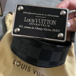 Louis Vuitton Neo Inventeur Reversible Damier belt